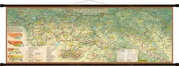 Karpaty Polskie mapa ścienna, 1:370 000, Compass