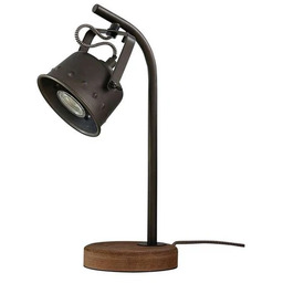 Lindby - Rubinjo Lampa Stołowa Wood/Black