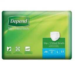 DEPEND SLIP Normal rozmiar L Pieluchy dla dorosłych,