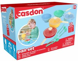 CASDON Zabawka zestaw garnków i akcesoriów kuchennych 50250