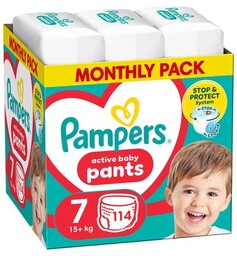 PAMPERS Pieluchomajtki Pants 7 (114 szt.)