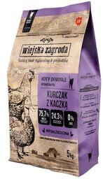 WIEJSKA ZAGRODA Karma dla kota Kurczak z kaczką