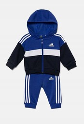 Adidas Komplet Dresowy Dziecięcy Rozsuwana Bluza Długie Spodnie