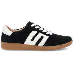 Sneakersy ze skóry - FILIPPO DP7492/25 CZARNE