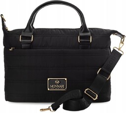 Torebka monnari czarna torba shopper duża sportowa premium