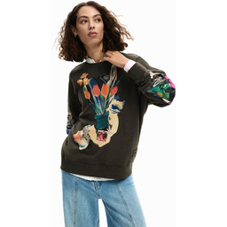 Desigual Bluza collage z nadrukiem