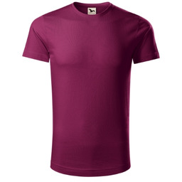 KOSZULKA MĘSKA MALFINI ORIGIN (GOTS) 171, FUKSJOWY