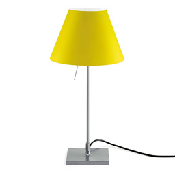 Luceplan Lampa stołowa Costanzina, żółty / pomarańczowy, salon