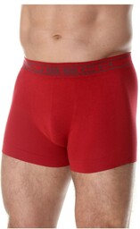 Bokserki męskie bawełniane Brubeck Comfort Cotton BX10050A ciemnoczerwony