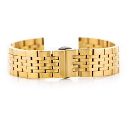Bransoleta Pacific Model 4 - złota 22mm