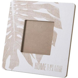 Eurofirany Ramka na zdjęcie, drewno, beżowa, 20 x