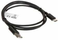 Przewód USB-W-C/USB-W-1M/B czarny 1m