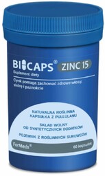 Bicaps Zinc 15 - Zdrowa skóra, włosy
