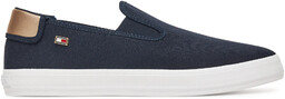 Tenisówki Tommy Hilfiger Vulc Canvas Slip-On Sneaker FW0FW08645