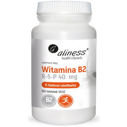 Suplement diety, Aliness, Witamina B2 R-5-P (ryboflawina) 40