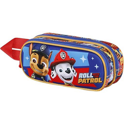 Psi Patrol Duty -Piórnik Podwójny 3D, Wielokolorowy, 22