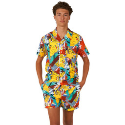 Zestaw letni chłopięcy Pika Pikachu Pokemon OppoSuits -146