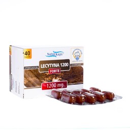 Lecytyna Forte 1200 mg, 40 kapsułek /Naturkaps/