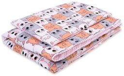 Bobono Dwustronna pościel dla dzieci 2-częściowa bawełniana -