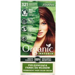 Joanna Naturia Organic Pielęgnująca farba do włosów kasztanowy