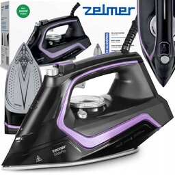 Zelmer Żelazko Parowe Parownica Ubrań Samoczyszczące Ceramiczne 2600W