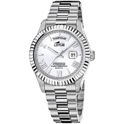 Męski zegarek Lotus ze stali nierdzewnej srebrny Lotus