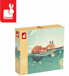 Janod, puzzle, artystyczne Podróż na skrzypcach, 1000 el.