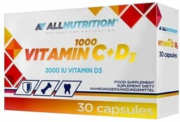 Allnutrition Vitamin C 1000+ D3 30 Kapsułek