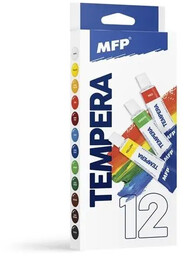 Farby tempera 12ml 12szt - MFP