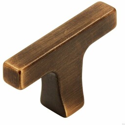 Gałka meblowa T-Bar 2562 48 Antyczny Brąz