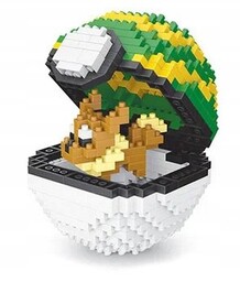 Pokeball Nest Ball Klocki Box Figurka Eevee Kula