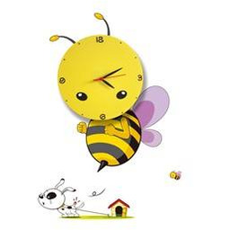 Milagro Lampka dziecięca BEE LED CLOCK 0,6W LED