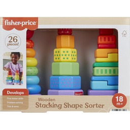 FISHER PRICE Zabawka edukacyjna Piramidki HXT76 Zyskaj