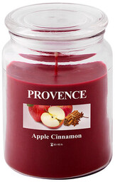 Provence Świeca z szkła z pokrywką, jabłko