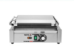 Grill kontaktowy elektryczny Panini ryflowany 2,2 kW Yato
