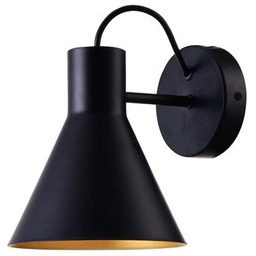 Kinkiet MORE 1x40W E27 czarny matowy CANDELLUX