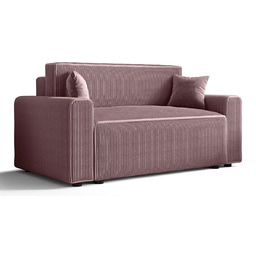 Elior Różowa rozkładana sofa z pojemnikiem Z4-F02
