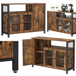 Szafka Komoda Kuchenna Industrialna Rustykalna Kredens do Kuchni