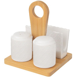 PRZYPRAWNIK PORCELANOWY SERWETNIK SOLNICZKA PIEPRZNICZKA ORION 153692