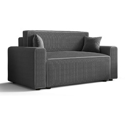 Elior Szara tapicerowana sofa rozkładan L2-E52