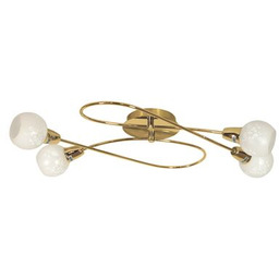 Plafon AVILA 4x40W E14 mosiądz CANDELLUX