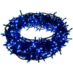 Lampki zewnętrzne 600 LED flash zimny biały /