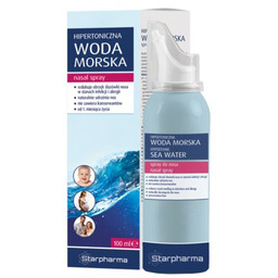 STARPHARMA Spray do nosa Hipertoniczna woda morska (100