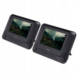 Przenośny odtwarzacz DVD Denver z ekranami 2 x