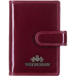 Etui na karty kredytowe bordowe
