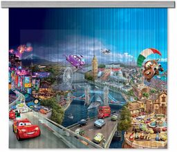 AG Design Disney Cars zasłony poliestrowe, do samochodu,