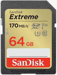 Karta pamięci SD (SDXC) SanDisk 64GB Extreme 170/80MB/s