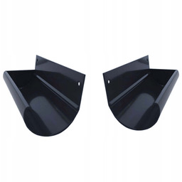 Zaślepka rynny Renoplast R50 Grafit 7024 zakończenia L+p
