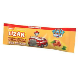 Pharmasis Lizak na dolegliwości lokomocyjne o smaku morelowym,