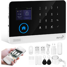 Inteligentny system alarmowy bezpieczeństwa w domu WiFi Ekran